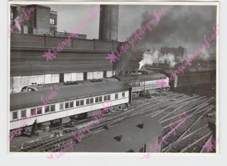 Vintage 5 " X7 " Photo Train Railroad C&nw Chicago North Western 17? Bolton Photog