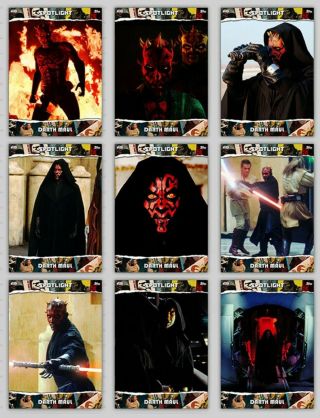Topps Star Wars Card Trader 2019 Spotlight Darth Maul Set Of 11 Cards Digital