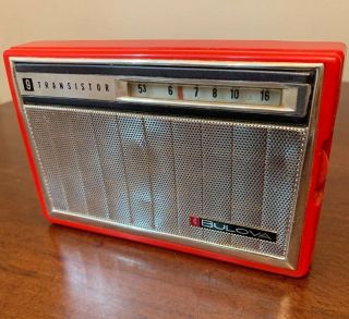Vintage Transistor Radio Bulova 9 Transistor Hand Held Portable Japan
