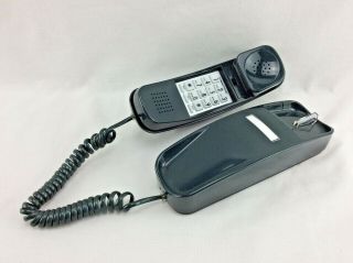 Conair Telephone SW204 Dark Green Corded Slimline Touch Vintage 4
