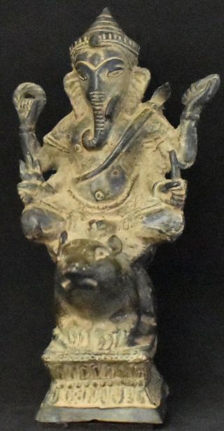 Hindu God Ganesha Statue Brass Lord Elephant Idol Ganesh Figure Sculpture Bronze