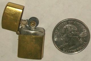 Vintage Mini Pocket Lighter Nos Made Japan 1960s Metal Gum Machine Prize