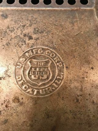 Antique US MFG.  CORP.  Decatur,  Ill.  Fireplace,  Campfire,  Popcorn Popper 3