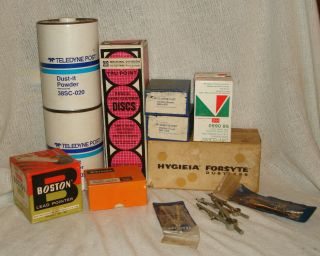 Vintage Drafting Powder,  Eraser,  Pointer & Other Supplies