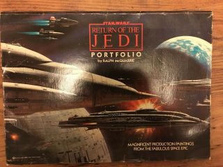 Star Wars Return Of The Jedi Portfolio Mcquarrie 20 Prints 1983 Prints Not