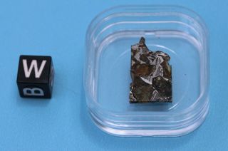 Admire Pallasite Meteorite,  1.  7 grams,  Kansas 6