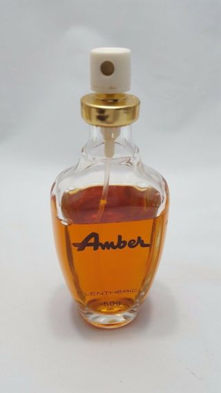 Vintage Amber Perfume Cologne Spray by Lentheric 1.  7 fl oz 5