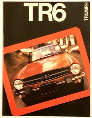 1975 Triumph Tr6 Sales Brochure - 8 Pages