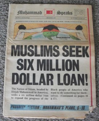 2 - 1970 Muhammad Speaks Civil Rights Elijah Muhammad Nation Of Islam Newspapers