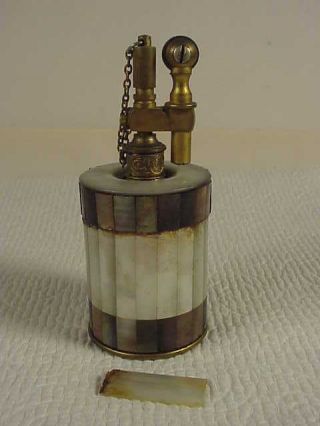 Vintage Tiffany & Co France Cigarette Table Lighter Mother Of Pearl 4 Repair