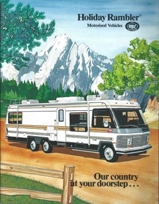 Motor Home Brochure - Holiday Rambler - Presidential Et Al C1983 3 Items (mh52)