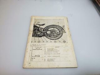 1930 HARLEY DAVIDSON MOTORCYCLE RIDERS HAND BOOK HANDLEIDING 1930 RARE 3