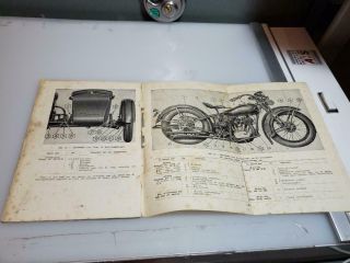 1930 HARLEY DAVIDSON MOTORCYCLE RIDERS HAND BOOK HANDLEIDING 1930 RARE 4