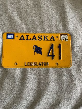Alaska Lisence Plate: Legislator 41