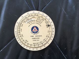 Vintage Civil Air Patrol Time Distance Computer