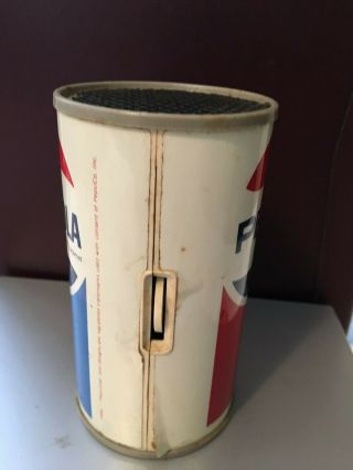VINTAGE PEPSI - COLA CAN AM RADIO –WORKS WELL - OLD – HONG KONG – GENERAL ELECTRIC 5
