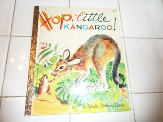 Hop,  Little Kangaroo,  A Little Golden Book,  1965 (a Ed;vintage Children 