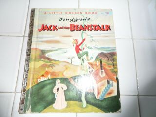 Jack And The Beanstalk,  A Little Golden Book,  1956 (vintage Children 