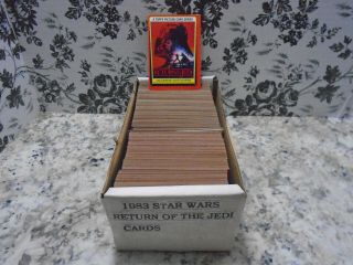 1983 - Star Wars Return Of The Jedi (370) Topps Trading Cards (not A Complete Set)