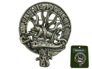 2 " Scottish Scotland Crest Pin Badge: Douglas Clan Badge