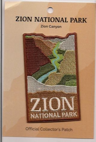 Official Zion National Park Souvenir Patch