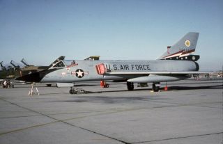 35mm Duplicate Aircraft Slide 57 - 2495 F - 106a 84fis 1979