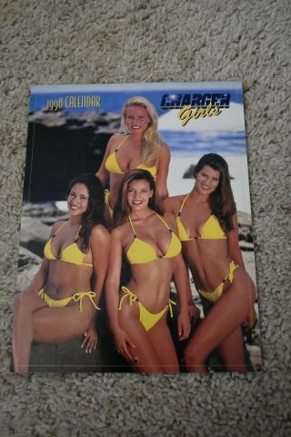 Sexy 1998 San Diego Charger Girls Nfl Cheerleaders Swimsuit Bikini Calendar