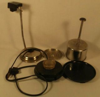 Vtg Corning Ware 10 Cup Electric Percolator Coffee Pot Heater Cord Parts E - 1210