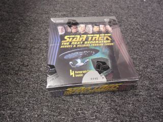 Star Trek The Next Generation Heroes & Villains Box W/ P1 & 4 Autos - Tng