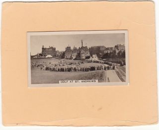 Wills Scarce Type Card From Homeland Events.  No16.  Golf St.  Andrews Jones Issd1932