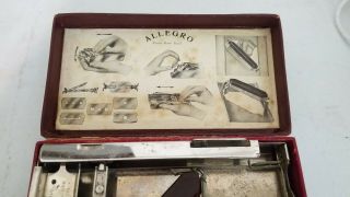 Vintage Allegro Model D Standard Razor Blade Sharpener 5