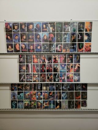 1993 Star Trek Master Series Complete Card Set With Chase & Signed Cards