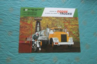 Auc470 1960 Dodge High Tonnage Diesel Model Trucks Sales Brochure