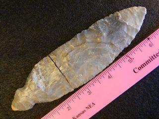 V Authentic Native American Artifact Arrowheads Knife Point Turkey Tail