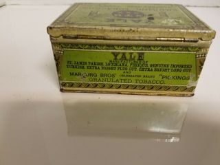 Vintage Yale Mixture Smoking Tobacco ' s Tin 4