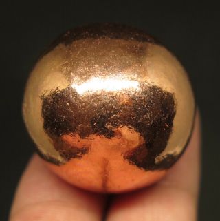 29mm 4oz Natural Native Copper Gemstone Crystal Sphere Ball