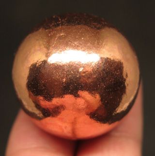 29mm 4OZ Natural Native Copper Gemstone Crystal Sphere Ball 2