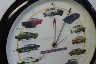Vintage American Muscle Wall Clock - Engine Sound - Legends of the Road 2