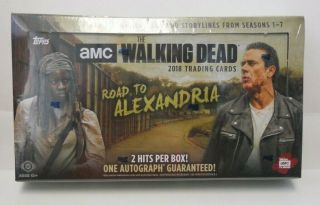 2018 Topps Amc The Walking Dead Road To Alexandria Hobby Box