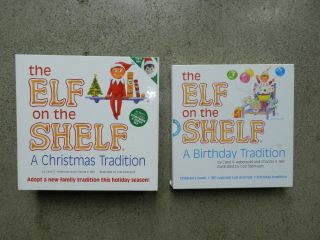 Elf On The Shelf A Christmas Tradition Blue - Eyed Boy & A Birthday Tradition