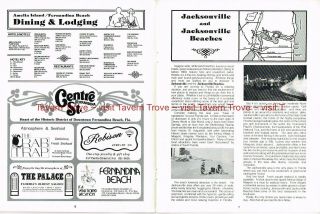 1980 - 81 TRAVELER ' S GUIDE TO NORTHEAST FLORIDA Jacksonville booklet 2