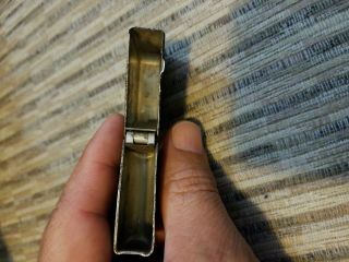 Vintage WWII Berkeley Windproof Lighter Black Wrinkle Finish As Found 7