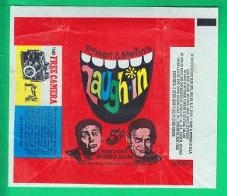 1968 Topps Laugh - In 5 Cent Wax Wrapper Nm
