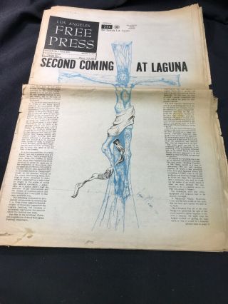 Los Angeles Press Vol 8 No 1 Jan 1971 Underground Newspaper - Second Coming