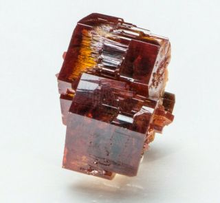 Fine Mineral Specimen - Vanadinite - Mibladen,  Morocco - Deep Red - Orange