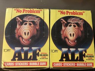 2 Boxes Of Alf Series 2 Trading Cards