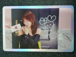 Twice Momo Official Photocard Holo Signal 4th Mini Album Photo Card 모모