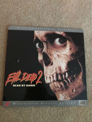 Evil Dead Widescreen Blood Red Edition Laserdisc - Bruce Campbell Sam Raimi Horror