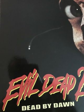 Evil Dead widescreen blood red edition laserdisc - Bruce Campbell Sam Raimi Horror 2