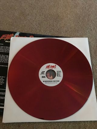 Evil Dead widescreen blood red edition laserdisc - Bruce Campbell Sam Raimi Horror 6